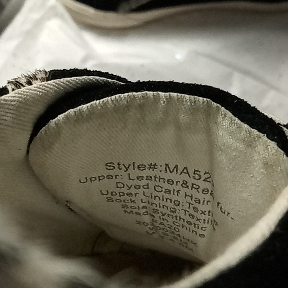 Sidewalk Low-Top Sneakers in Suede and Spot Calf Hair - Picture 7 of 9